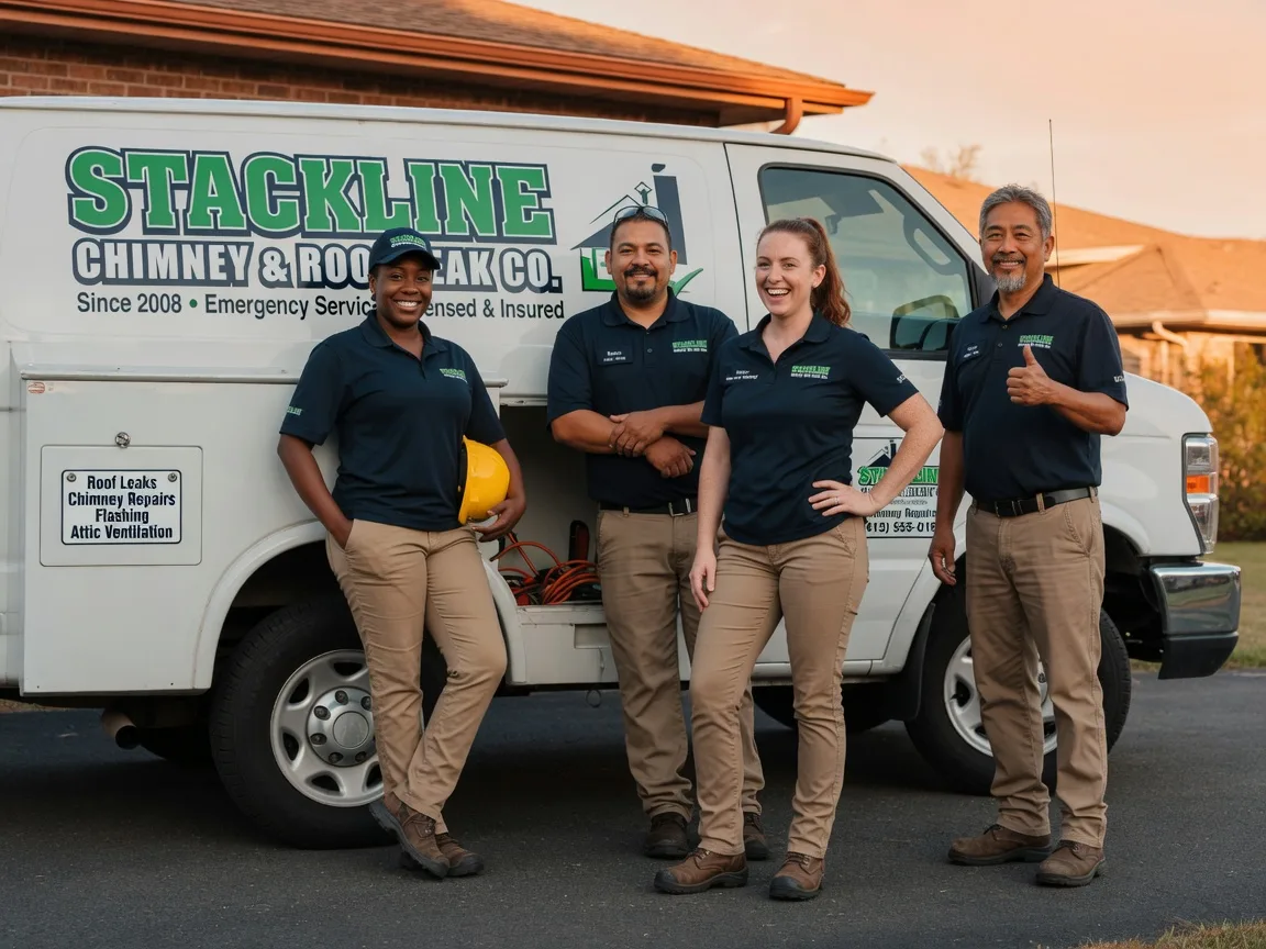 Chimney flashing repair company in Breckenridge, TX